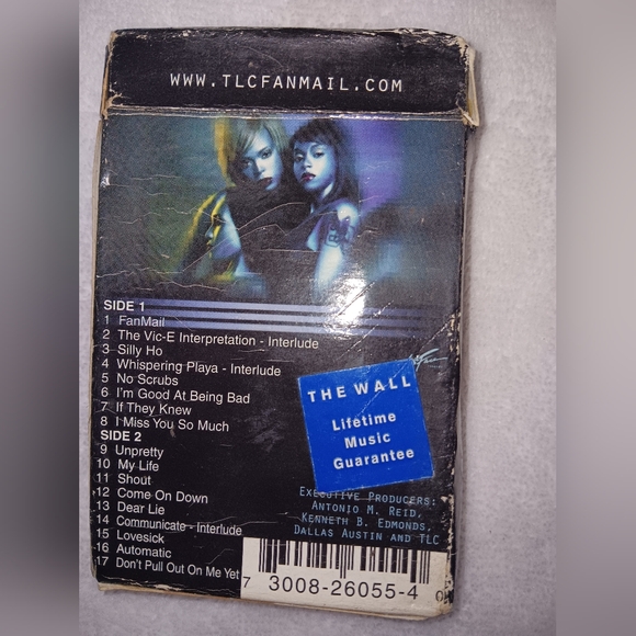 Vintage 1990s R&B TLC Fanmail Cassette Pre-owned - Picture 2 of 7